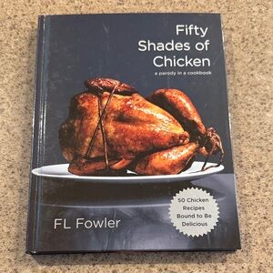 Fifty Shades of Chicken Cookbook - Navy Blue Cover